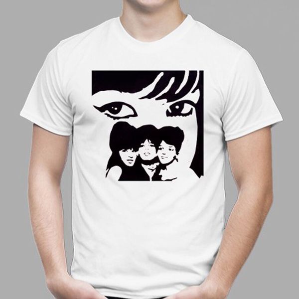 

new the ronettes 60's girl music group men's white t-shirt size s to 3xl