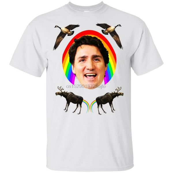 

happy canada day pride justin trudeau t-shirt white-grey men-women