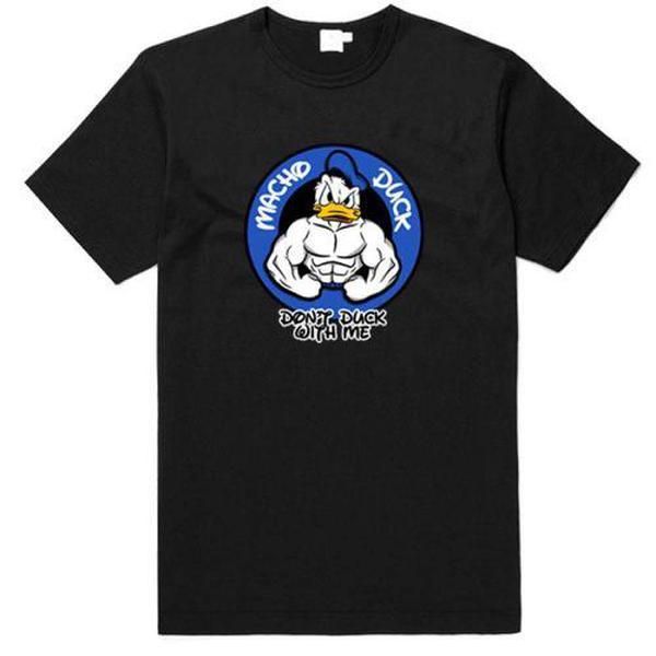 

2020 Black/white Macho Duck Men High Quality Tops Breathanle Casual Men Tees