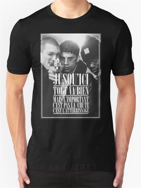 

la haine men's black t shirt размер s для 2xl последние новый стиль tee shirt