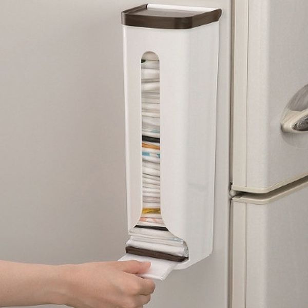 

new kitchen organizer portable home storage racks plastic storage box wall hanging bathroom garbage bags holders racks