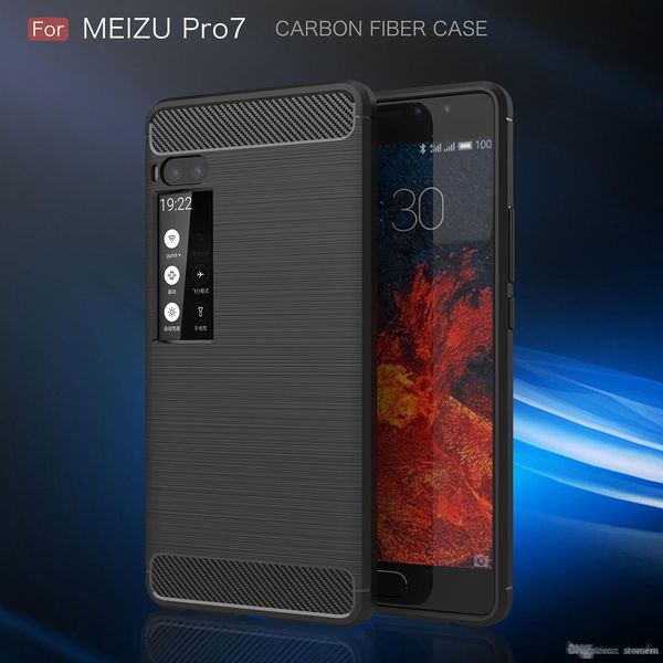 

carbon fiber case for meizu meilan 5s note 5 e2 note 6 pro 7 plus texture brushed silicone soft rubber back cover slim armor rugged skin
