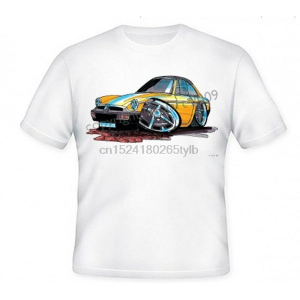 

mgb gt - yellow - quality heavyweight koolart tshirt