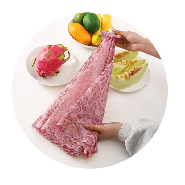 

kitchen umbrella cover picnic barbecue party mosquito mesh net tent dust-proof cover for meals home storage covers 824