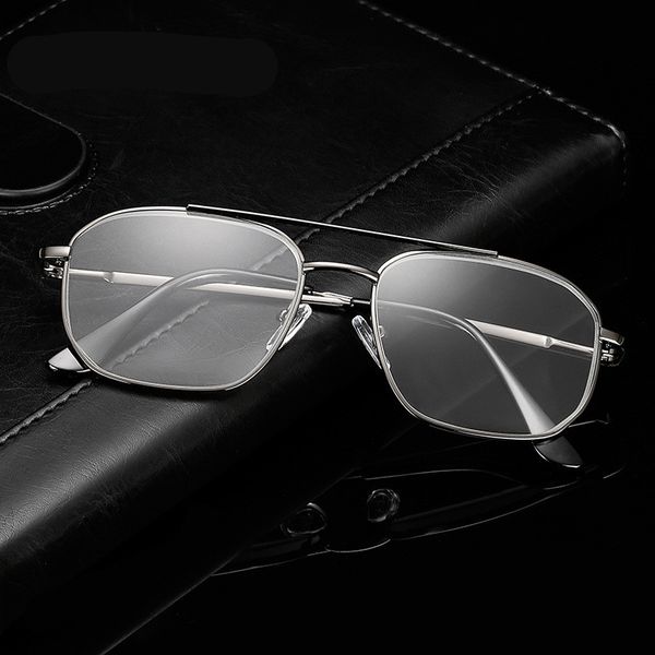 

sunglasses metal reading glasses hyperopia men women diopter 1.0 to 4.0, White;black