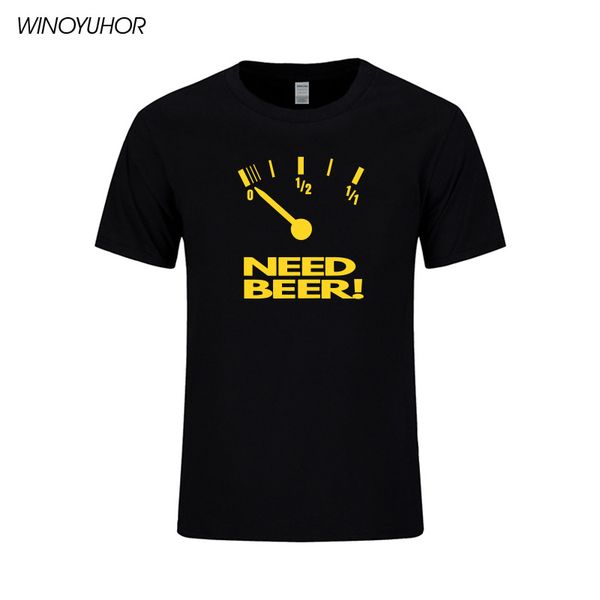 

need beers letter print t shirts mens brand clothing funny drinking beer streetwear hip hop short sleeve t-shirt