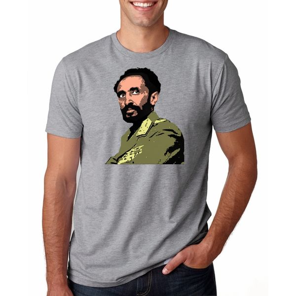 

haile selassie inspired t-shirt cotton