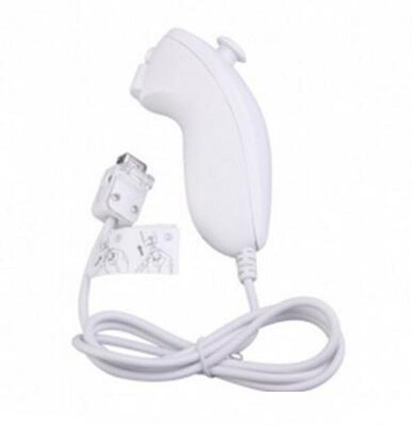 

selling nunchuck nunchuk game controller joypad for wii white black fast shipping