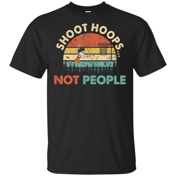 

men's shoot hoops not people t-shirt size m-3xl graphic tee shirt