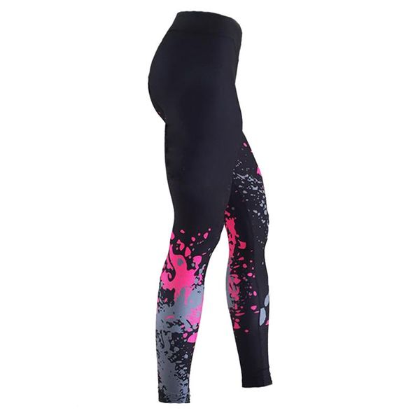 

new fashion women printed high waist trouser sport elastic yoga pants breathable, White;red
