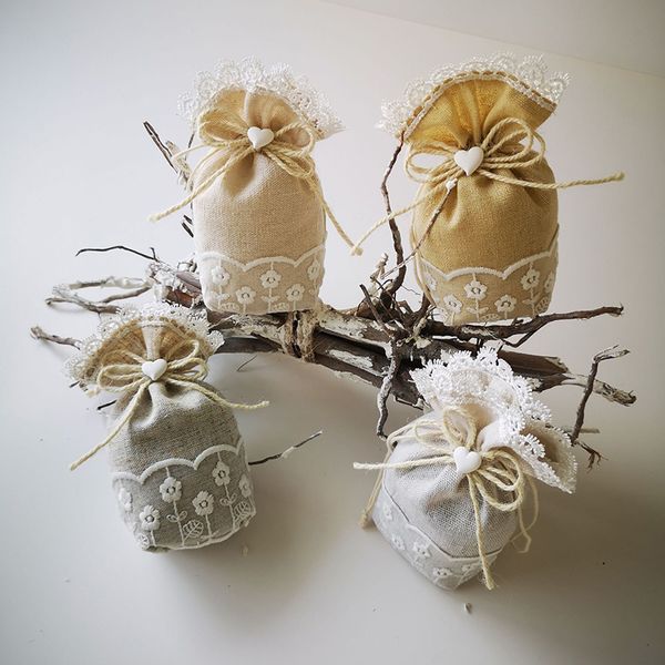 

1pcs jewelry packing fragrance bag bow love pattern multicolor party decor adjustable wedding gift bags multi purpose