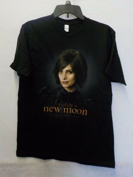 

mens сумерки сага new moon alice черный графика tshirt new # 13131v