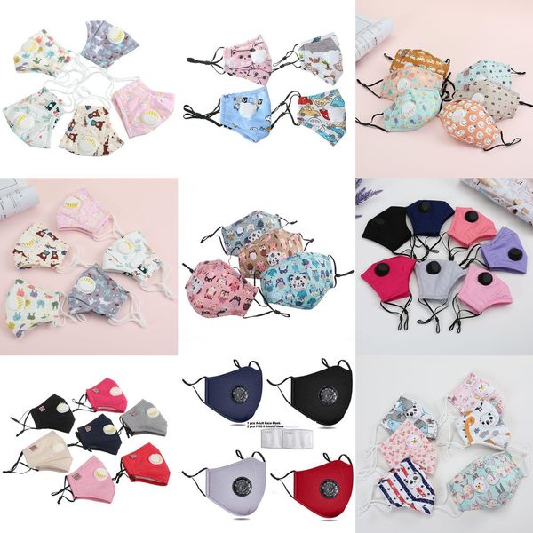 

cotton face with mask mouth valve pm2.5 filter anti-dust smoke outdoor indoor adjustable r hpm6