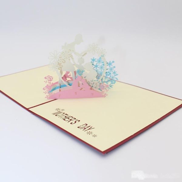

mother s day 3d creative handmade greeting cards thanksgiving holiday mom child birthday love cards ing