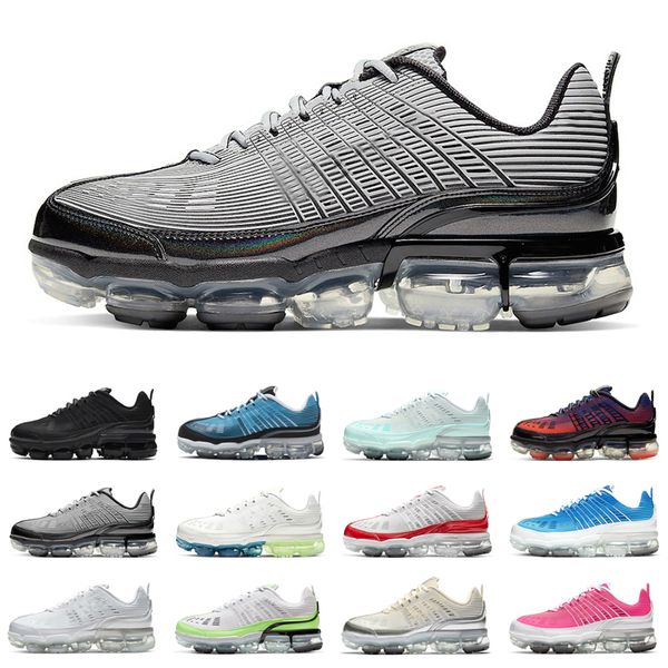 

mens 360 running shoes women sneakers metallic silver gradient upper varsity royal triple white black womens sports trainers outdoor shoes