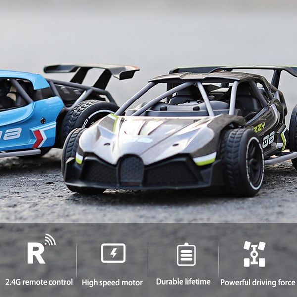 

15km/h 1:16 remote control car 2.4g alloy 4channel rc off road racing vehicle recharge drift high speed car children toy
