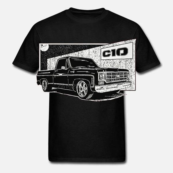 

круглый глаз площади тела chevy 75-77 с10 squarebody t-shirt