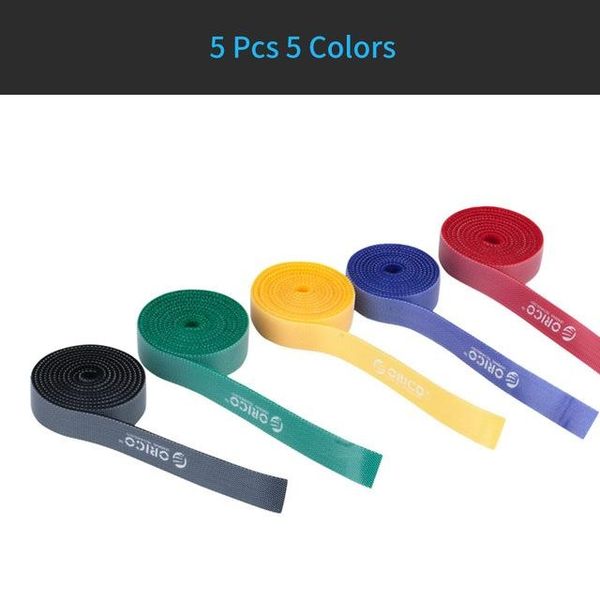

winder orico cbt-5s organizer wire holder cable winder 5 pcs nylon cable colorful ties label ribbon wire