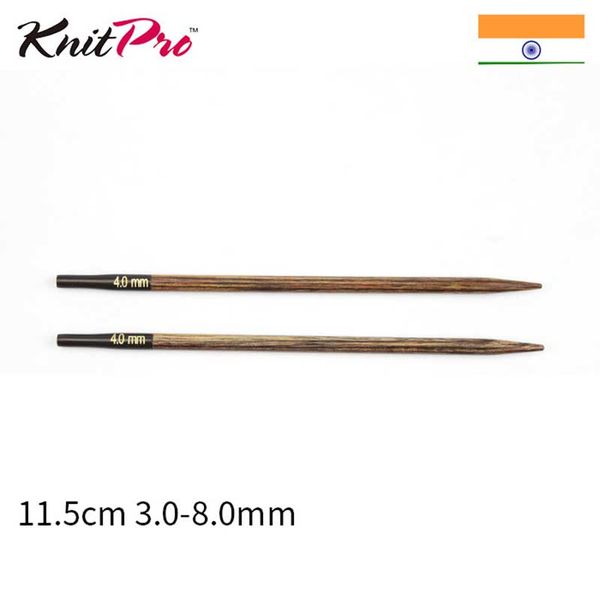 

knitpro ginger interchaneable circular needles 11.5cm, Black