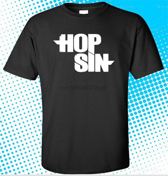 

new hopsin logo rap men black t-shirt size s to 3xl