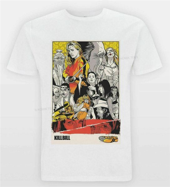 

bill poster t shirt tarantin film cult tee movie art vintage hattori summer casual tee shirt