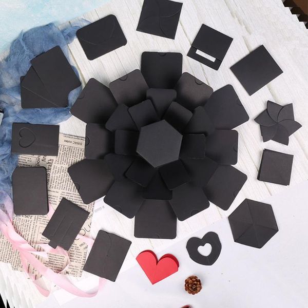 

gift wrap surprise po hexagon box anniversary birthday christmas scrapbook diy