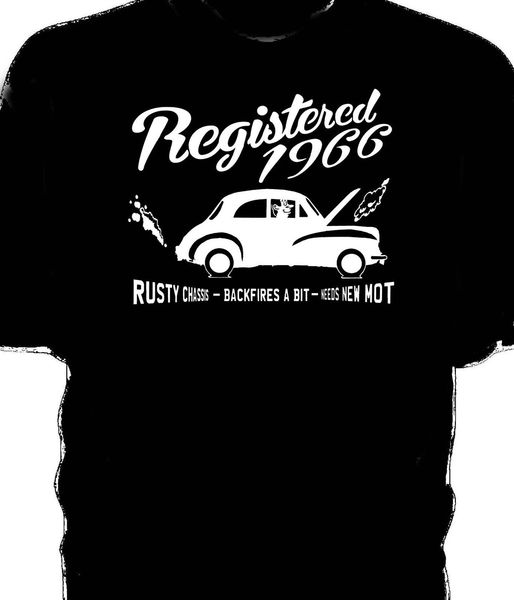 

new summer fashion cotton tees registered 1966.birthday celebration