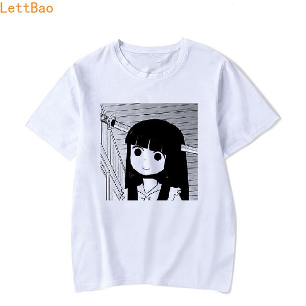 

junji ito t shirt мужчины моде летом с коротким рукавом 2019 новая мода хлопок мужчины мультфильм печати o-neck настройка made тенниска ьотт