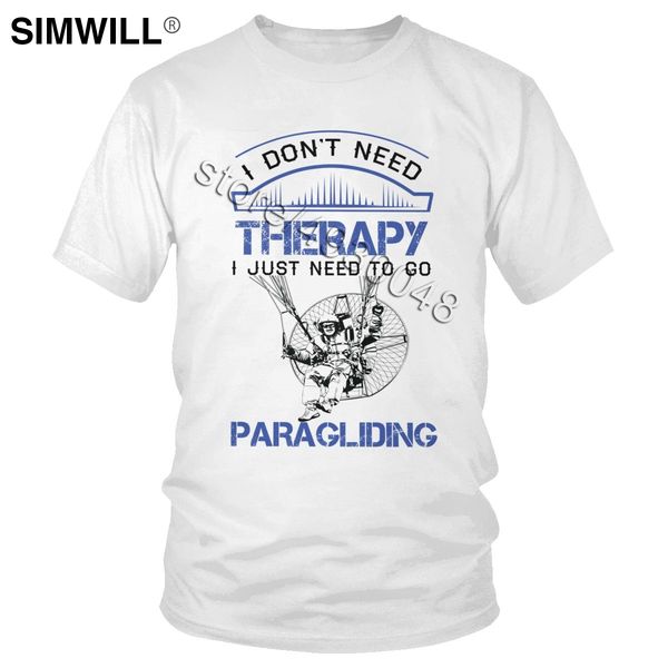 

brand latest t-shirt men cotton go paragliding t shirts short sleeved o neck paraglider graphic tshirt boyfriend's gift clothing