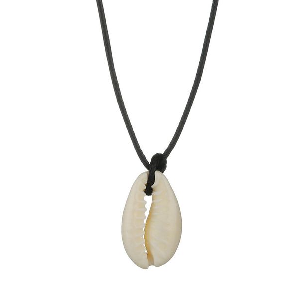

chokers vintage fashion conch shell necklace for women pendant simple summer seashell ocean beach chocker jewelry, Golden;silver