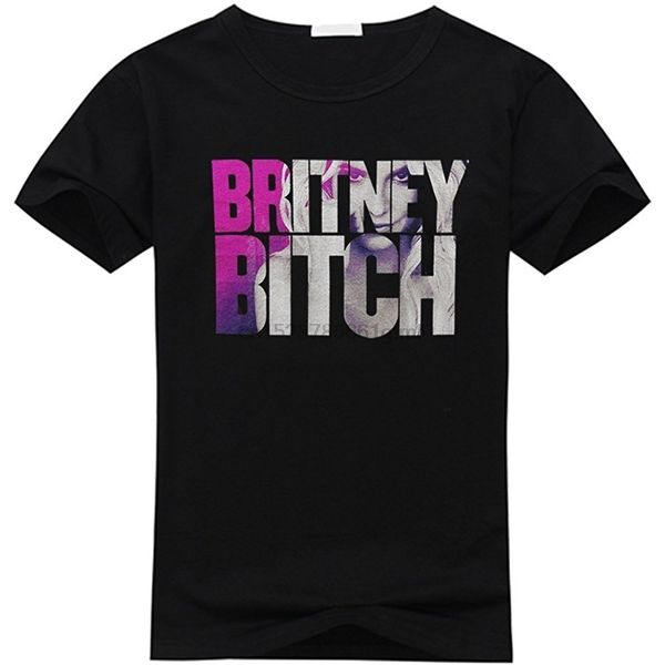 

мода футболка мужчины пользовательского britney spears bitch глаз mens t shirt новые тенденции моды