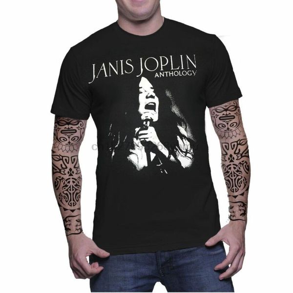 

janis joplin anthology vtg retro graphic t-shirt american soul blues rock music