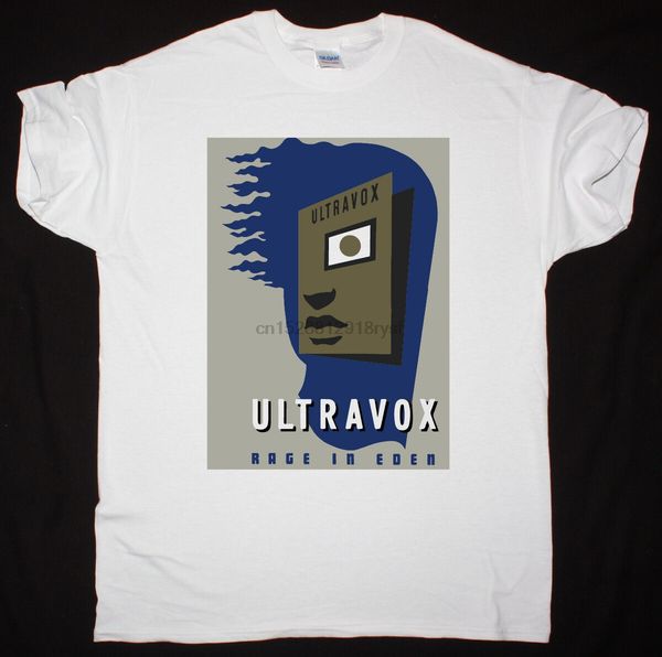 

ultravox rage in eden new wave synthpop art rock japan yazoo new white t-shirt
