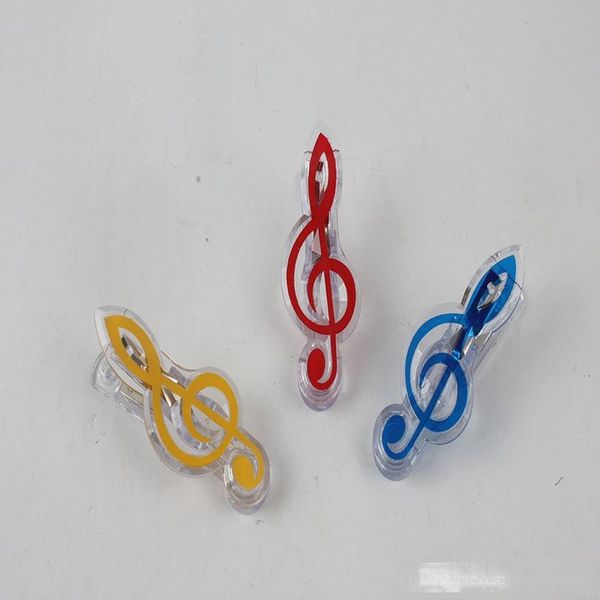 

plastic music note clip piano book page clamp musical treble clef clips wedding birthday party favor gifts sale