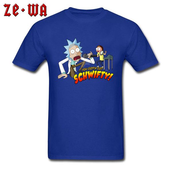

schwifty рикки полночь громкое пение хип-хоп рок музыка t shirt for student новый список синий / оранжевый / fuchsia comic мори футболка