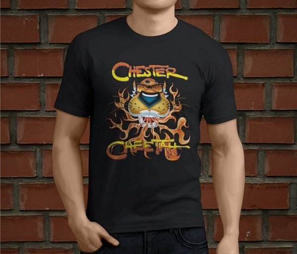 

горячие chester cheetah мужская черная футболка размер s-3xl