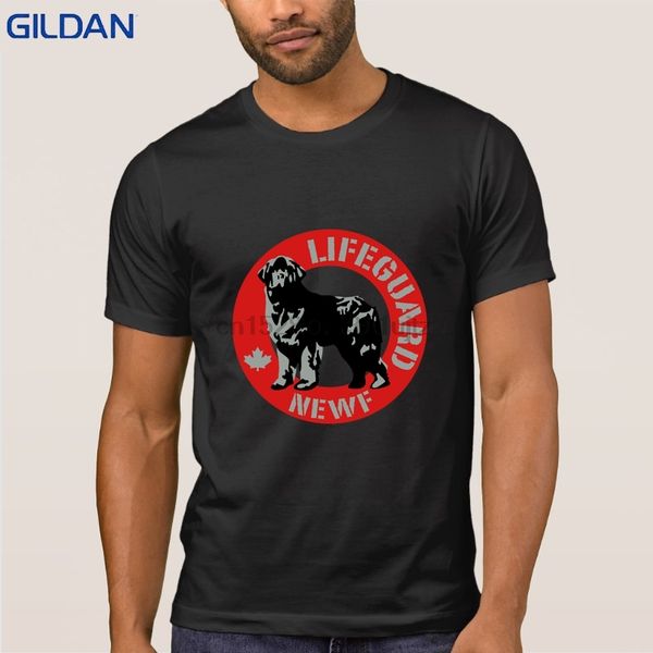 

newfoundland lifeguard black 3c t shirt for men customize letter t-shirt spring fashion hilarious men tshirt plus size loose