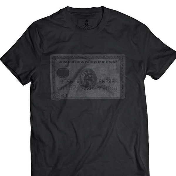 

amex black card street wear fashion graphic t shirt 2020 new men t shirt