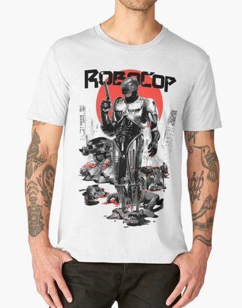

robocop t shirt retro vintage cult classic movie film fandom birthday present