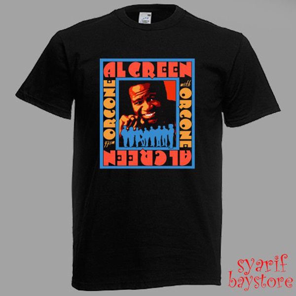 

al green с оргон известный певец мужская черная футболка размер s m l xl 2xl 3xl