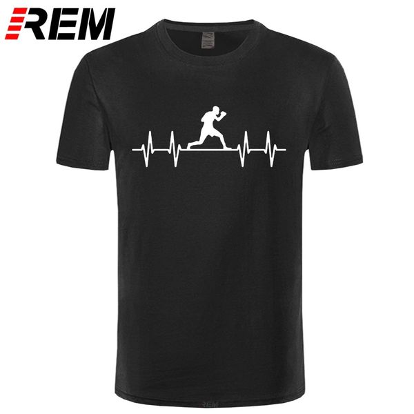 

heartbeat boxing t-shirt fun boxer gift shirt graphic tee new funny brand clothing colors 100% cotton tees rem
