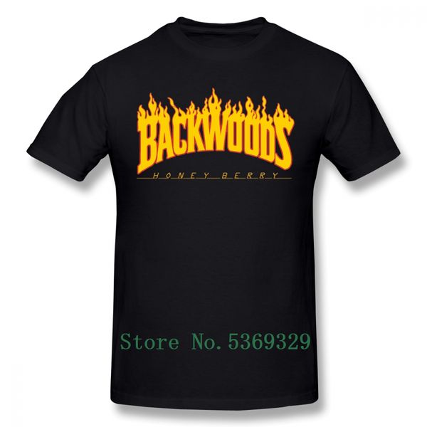 

backwoods t shirt 100% cotton letter backwoods t-shirt casual awesome tee shirt print plus size men tshirt short sleeve