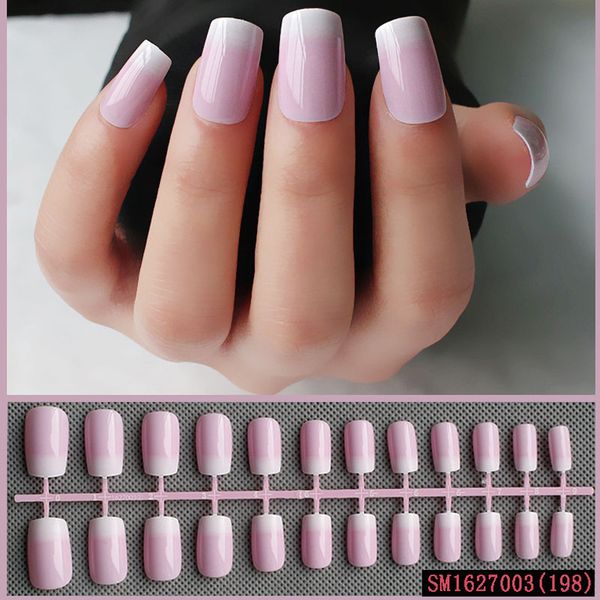 

24pcs/set fake nails tips finish summer party nail art tips decor sswell, Red;gold