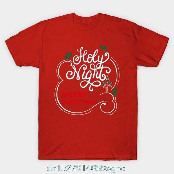 

printed christmas holy night t-shirt men t shirt cotton tshirt o-neck short-sleeve women t-shirt