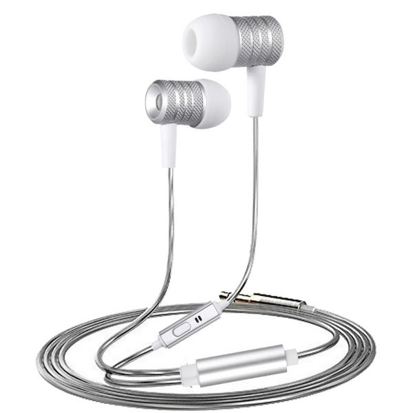 

poyatu metal &headphone bass headset dj studio headphone with microphone stereo hifi subwoofer monitor
