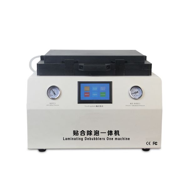 

ly 858 15 inches vacuum laminator + remove bubble laminating debubble in one machine with s6 s6+ s7 note4 edge oca moulds