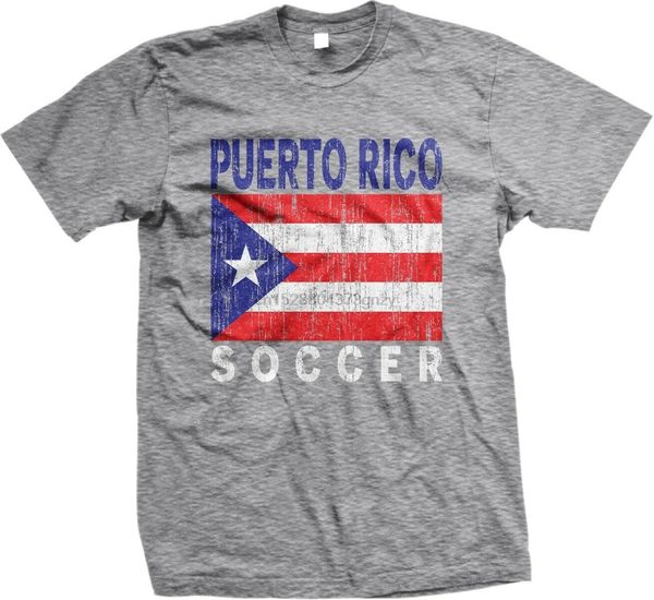 

puerto rico pr soccer flag word cup nationality ethnic pirde- mens t-shirt