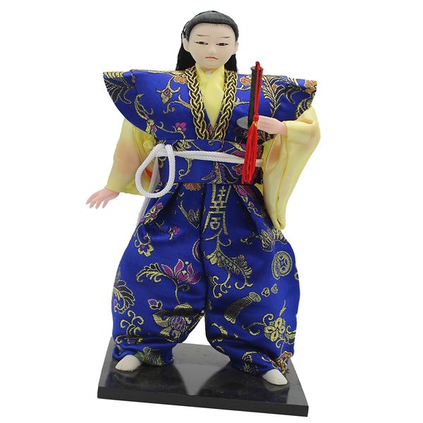 

12inch vintage japanese samurai kimono doll oriental dolls model craft #2