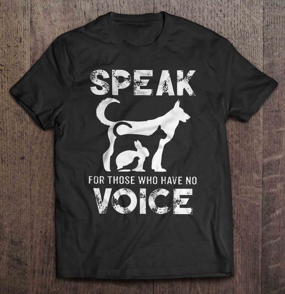 

мужчины футболка speak для тех, кто нет голоса черного version2 женщин футболки