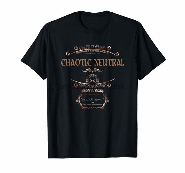 

clothing chaotic neutral alignment gamer geek rpg t shirt 3670